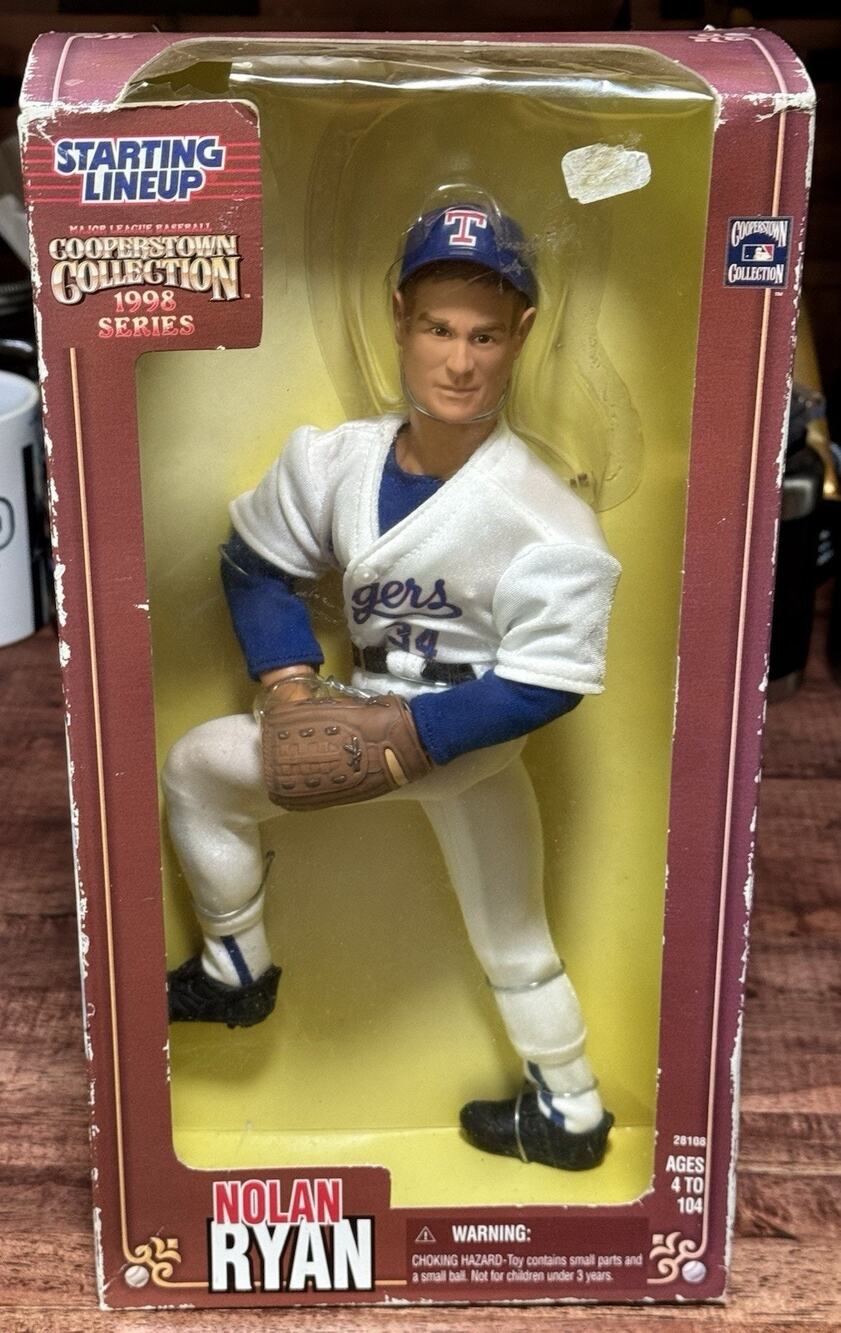 Nolan Ryan Starting Lineup Cooperstown Collection Baseball Texas Ranger Figure